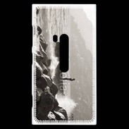 Coque Nokia Lumia 920 Pêcheur noir et blanc