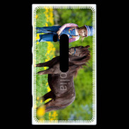 Coque Nokia Lumia 920 Petite fille avec son poney