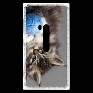 Coque Nokia Lumia 920 Chaton et pelote de laine