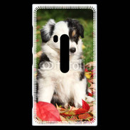 Coque Nokia Lumia 920 Adorable chiot Border collie