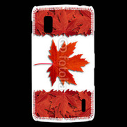 Coque LG Nexus 4 Canada en feuilles