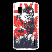 Coque LG Nexus 4 Tête de mort en concert live