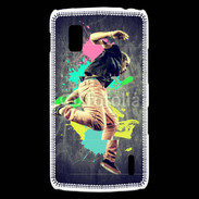 Coque LG Nexus 4 Danseur rétro style