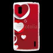 Coque LG Nexus 4 Cœur en porcelaine