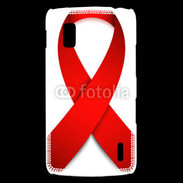 Coque LG Nexus 4 Ruban contre le sida