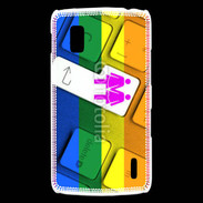 Coque LG Nexus 4 Lesbian keyboard