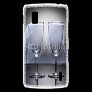 Coque LG Nexus 4 Coupe de champagne lesbienne