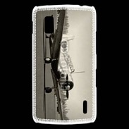 Coque LG Nexus 4 Avion T6 noir et blanc