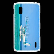 Coque LG Nexus 4 Hydravion au dessus de la mer turquoise
