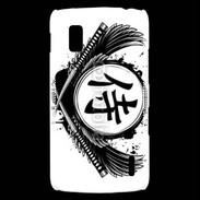 Coque LG Nexus 4 Tatouage Samouraï
