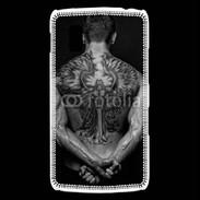 Coque LG Nexus 4 Tatouage d'un ange dans le dos