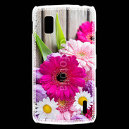 Coque LG Nexus 4 Bouquet de fleur sur bois