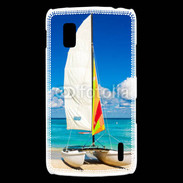 Coque LG Nexus 4 Bateau plage de Cuba