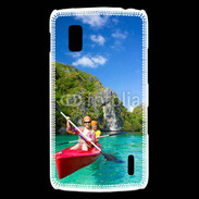 Coque LG Nexus 4 Kayak dans un lagon