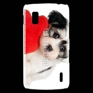 Coque LG Nexus 4 chiot calin