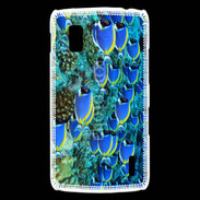 Coque LG Nexus 4 Banc de poissons bleus