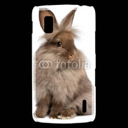 Coque LG Nexus 4 Lapin marron