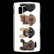 Coque LG Nexus 4 Alignement de petits chiens