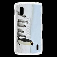 Coque LG Nexus 4 Famille de Pingouin Empereur