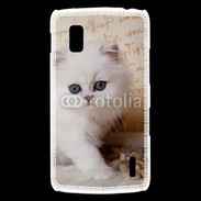 Coque LG Nexus 4 Adorable chaton persan 2