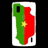 Coque LG Nexus 4 drapeau Burkina Fasso