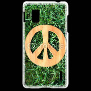 Coque LG Optimus G Paix et herbe