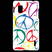 Coque LG Optimus G Symboles de paix 2