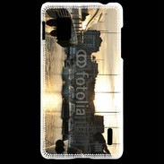 Coque LG Optimus G Port de cannes au couché de soleil