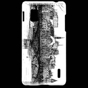 Coque LG Optimus G Pont des arts à Paris en dessin