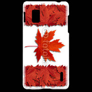 Coque LG Optimus G Canada en feuilles