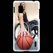 Coque LG Optimus G Joueur de basket en fauteuil