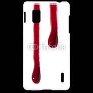 Coque LG Optimus G Gouttes de sang