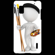 Coque LG Optimus G Artiste peintre