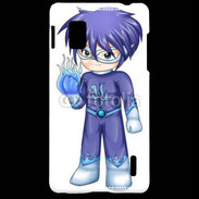 Coque LG Optimus G Chibi style illustration of a superhero