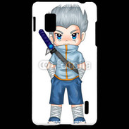 Coque LG Optimus G Chibi style illustration of a superhero 2