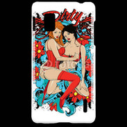 Coque LG Optimus G Couple de femme