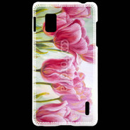 Coque LG Optimus G Tulipes