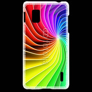 Coque LG Optimus G Art abstrait en couleur