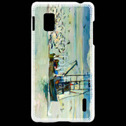 Coque LG Optimus G Peinture bateau de pêche