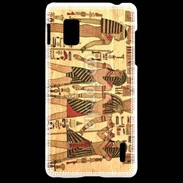Coque LG Optimus G Peinture Papyrus Egypte