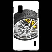 Coque LG Optimus G Pneu complet étrier jaune