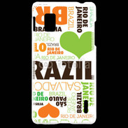 Coque LG Optimus G I love Brésil