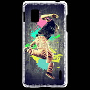Coque LG Optimus G Danseur rétro style