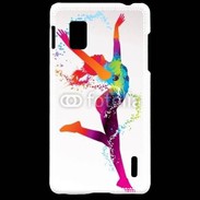 Coque LG Optimus G Danseuse en couleur