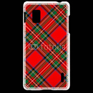 Coque LG Optimus G Fond tissus écossais