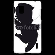 Coque LG Optimus G Silhouette Cupidon