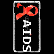 Coque LG Optimus G Solidarité Sida