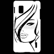 Coque LG Optimus G Coiffure