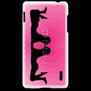 Coque LG Optimus G Femmes qui s'embrassent
