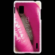 Coque LG Optimus G Lèvres roses